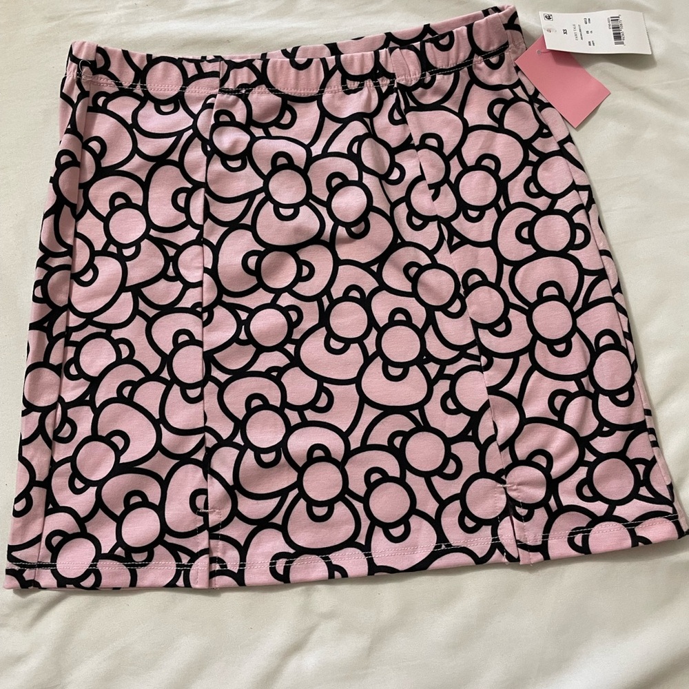 Hello Kitty Black and Pink Mini Pencil Skirt